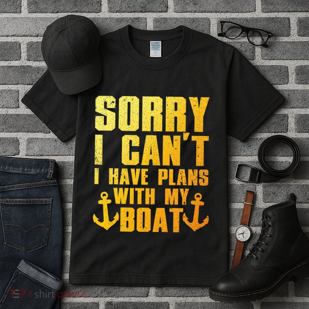 Cool Boat Captain For Pontoon Boat Owners Boating Tall T-Shirt