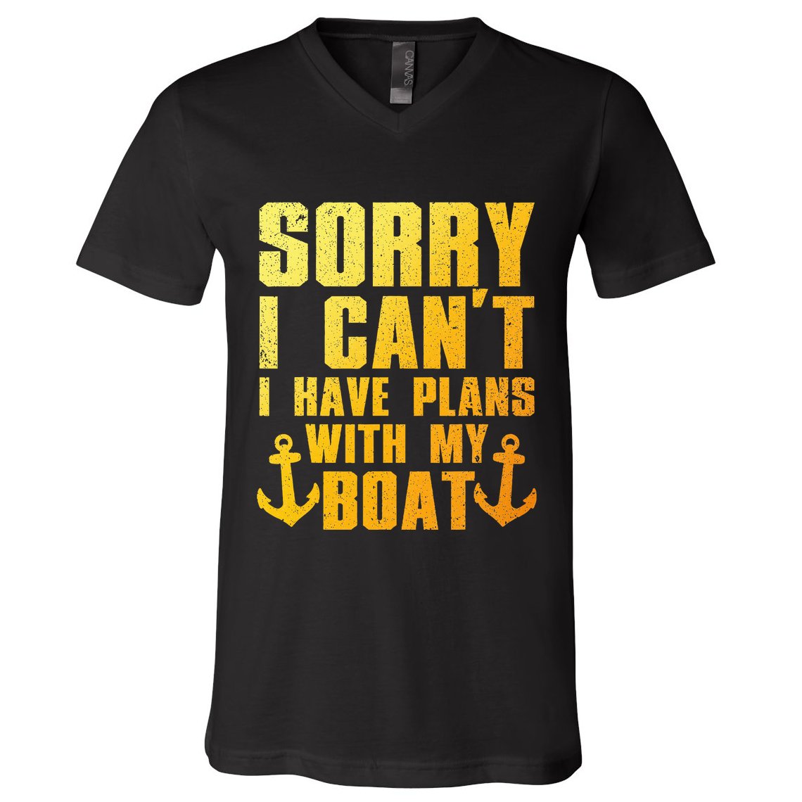 Cool Boat Captain For Pontoon Boat Owners Boating V-Neck T-Shirt