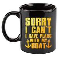 Cool Boat Captain For Pontoon Boat Owners Boating 11oz C Handle Ceramic Mug