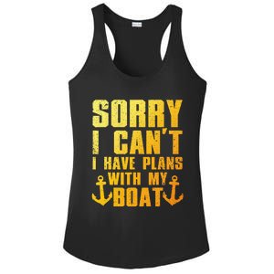 Cool Boat Captain For Pontoon Boat Owners Boating Ladies PosiCharge Competitor Racerback Tank