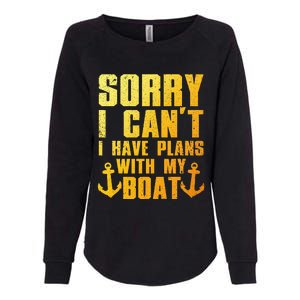 Cool Boat Captain For Pontoon Boat Owners Boating Womens California Wash Sweatshirt