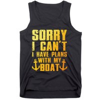 Cool Boat Captain For Pontoon Boat Owners Boating Tank Top