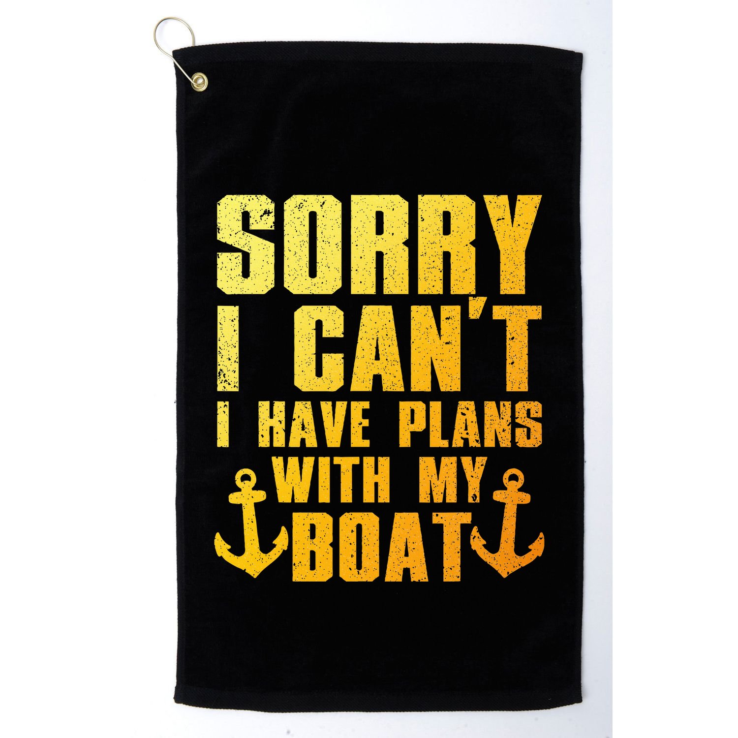 Cool Boat Captain For Pontoon Boat Owners Boating Golf Towel