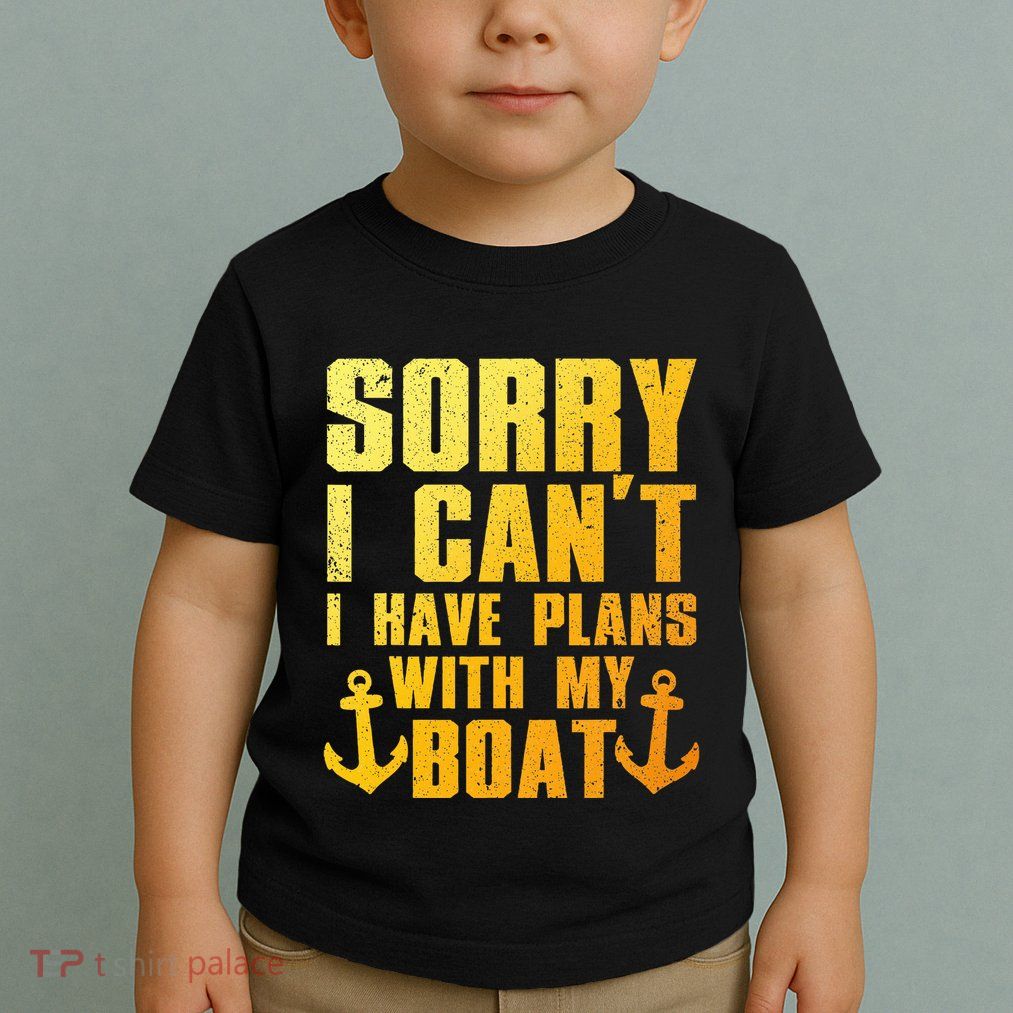 Cool Boat Captain For Pontoon Boat Owners Boating Toddler T-Shirt