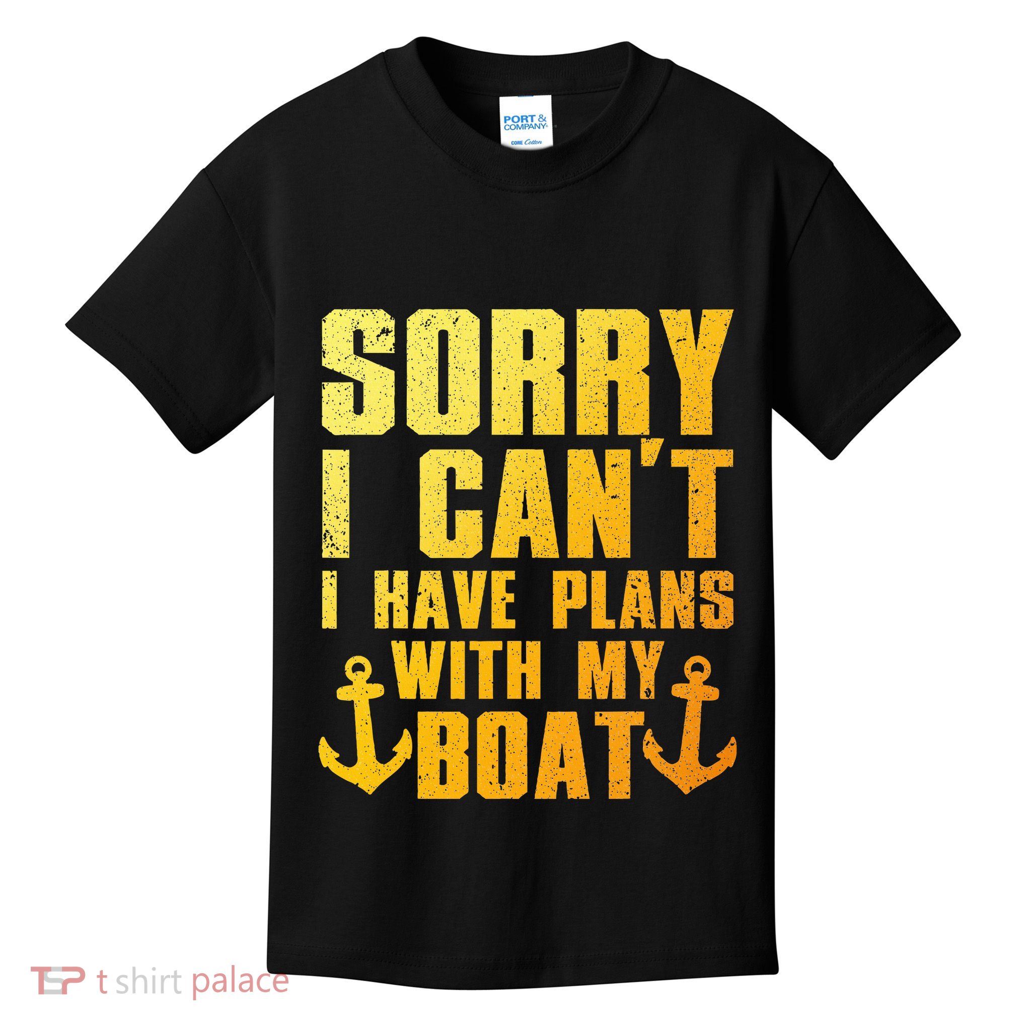 Cool Boat Captain For Pontoon Boat Owners Boating Kids T-Shirt