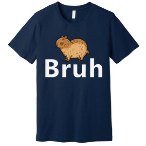 Capybara Bruh Premium T-Shirt