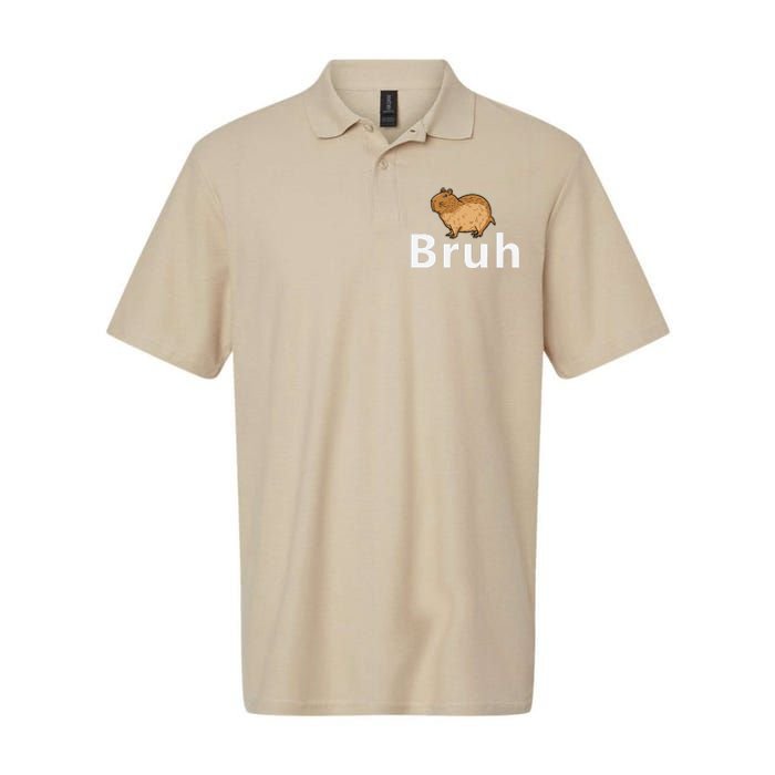 Capybara Bruh Softstyle Adult Sport Polo