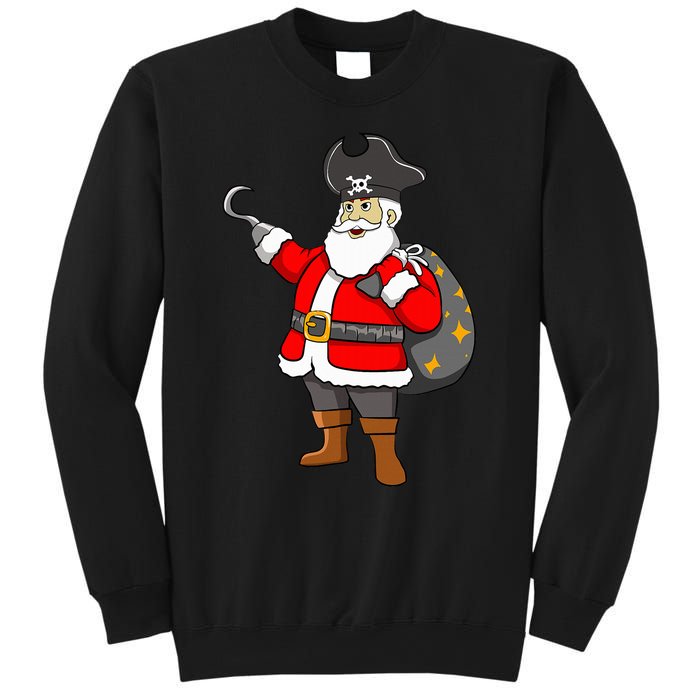 Caribbean Buccaneer Christmas Freebooter Boy Santa Pirate Sweatshirt