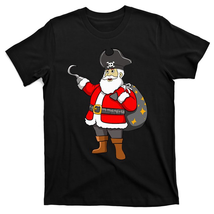 Caribbean Buccaneer Christmas Freebooter Boy Santa Pirate T-Shirt