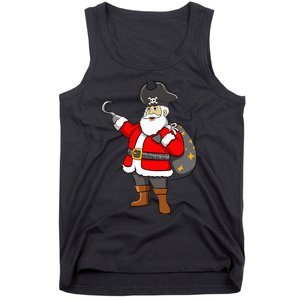 Caribbean Buccaneer Christmas Freebooter Boy Santa Pirate Tank Top