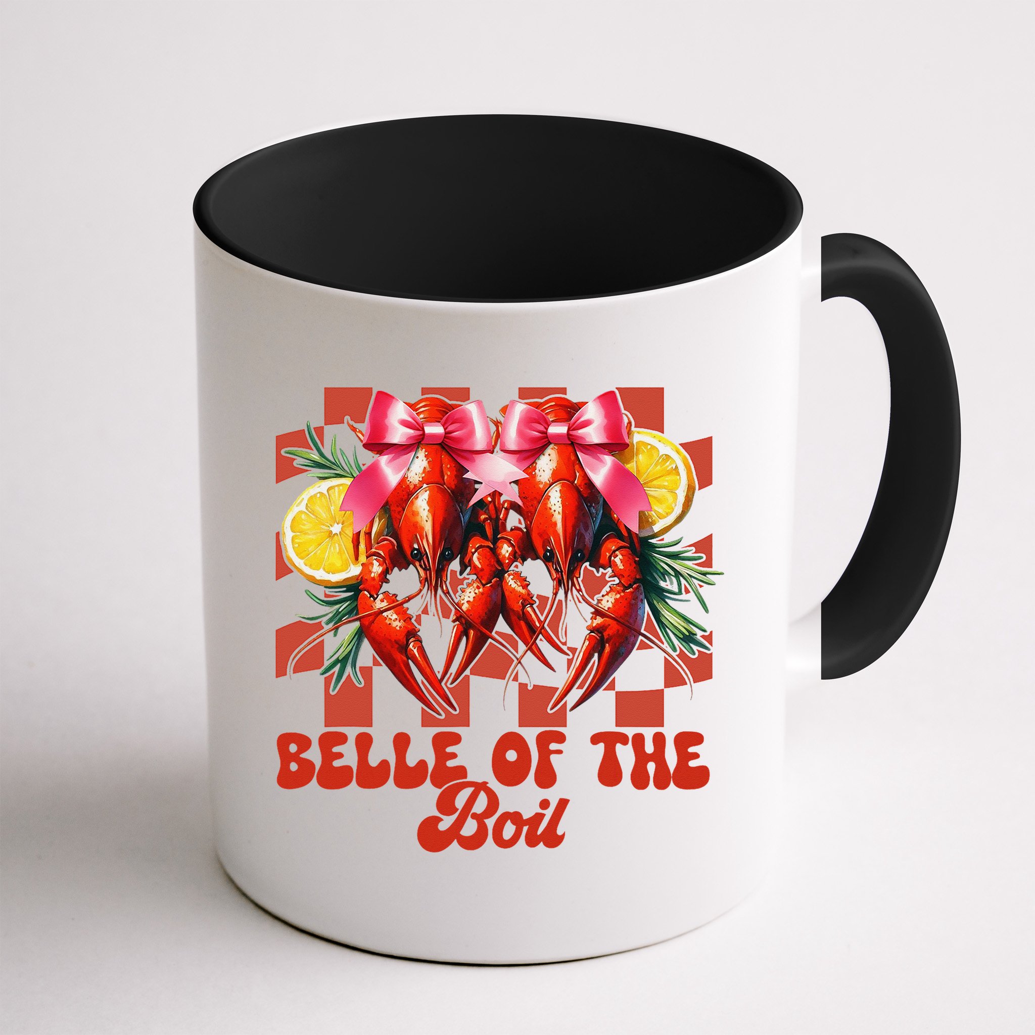 Crawfish Boil Coquette Bow Belle Of The Boil Cajun Seafood Mug