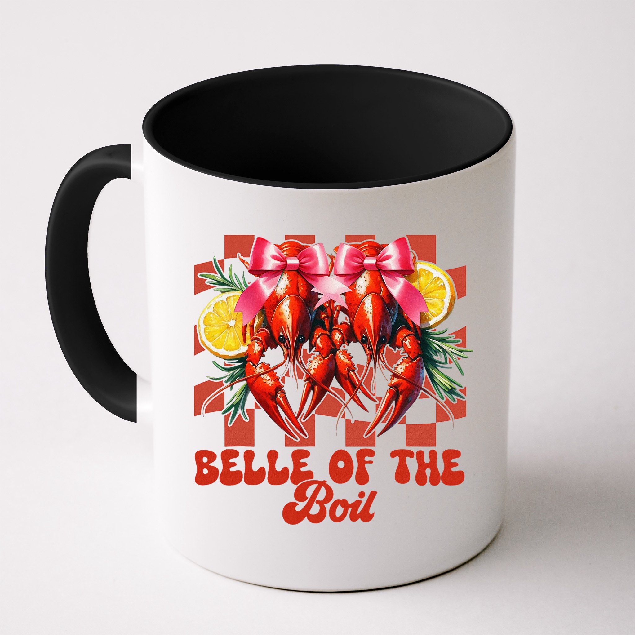 Crawfish Boil Coquette Bow Belle Of The Boil Cajun Seafood Mug