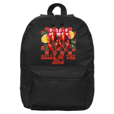 Crawfish Boil Coquette Bow Belle Of The Boil Cajun Seafood 16 in Basic Backpack