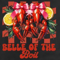 Crawfish Boil Coquette Bow Belle Of The Boil Cajun Seafood Hat