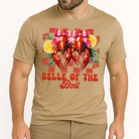 Crawfish Boil Coquette Bow Belle Of The Boil Cajun Seafood Cooling Performance Crew T-Shirt