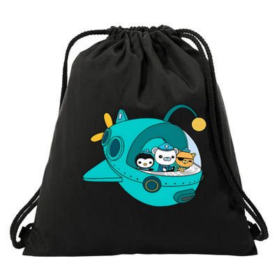 Captain Barnacles Costume Spacecraft Drawstring Bag