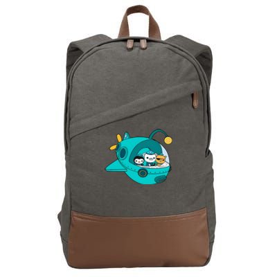 Captain Barnacles Costume Spacecraft Cotton Canvas Backpack