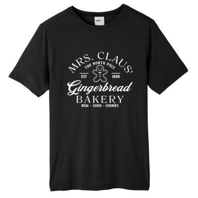 Christmas Baker Cookie Mrs Claus Gingerbread Bakery Gift Tall Fusion ChromaSoft Performance T-Shirt