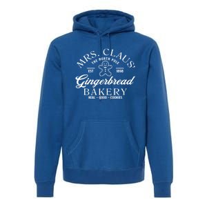 Christmas Baker Cookie Mrs Claus Gingerbread Bakery Gift Premium Hoodie