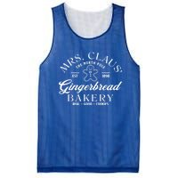 Christmas Baker Cookie Mrs Claus Gingerbread Bakery Gift Mesh Reversible Basketball Jersey Tank