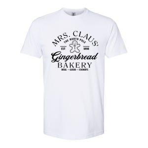 Christmas Baker Cookie Mrs Claus Gingerbread Bakery Gift Softstyle CVC T-Shirt