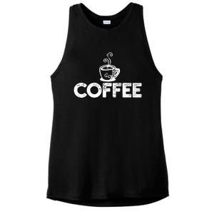 Coffee Barista Ladies PosiCharge Tri-Blend Wicking Tank