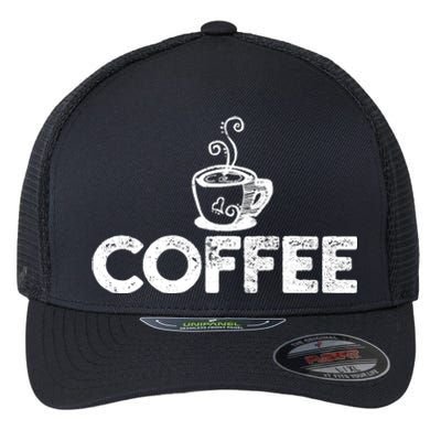 Coffee Barista Flexfit Unipanel Trucker Cap