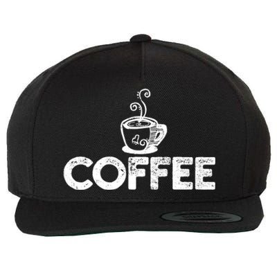 Coffee Barista Wool Snapback Cap