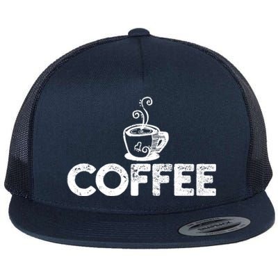 Coffee Barista Flat Bill Trucker Hat