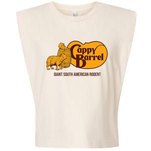 Cappy Barrel; Capybara Campaign Store Garment-Dyed Women's Muscle Tee