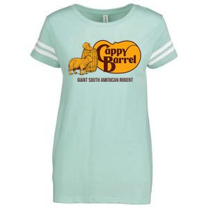 Cappy Barrel; Capybara Campaign Store Enza Ladies Jersey Football T-Shirt