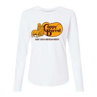 Cappy Barrel; Capybara Campaign Store Womens Cotton Relaxed Long Sleeve T-Shirt