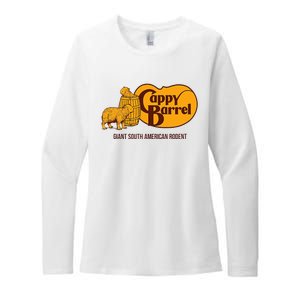 Cappy Barrel; Capybara Campaign Store Womens CVC Long Sleeve Shirt