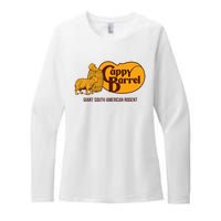 Cappy Barrel; Capybara Campaign Store Womens CVC Long Sleeve Shirt