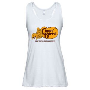 Cappy Barrel; Capybara Campaign Store Ladies Essential Flowy Tank