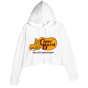 Cappy Barrel; Capybara Campaign Store Crop Fleece Hoodie