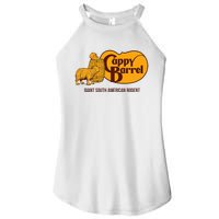 Cappy Barrel; Capybara Campaign Store Women's Perfect Tri Rocker Tank