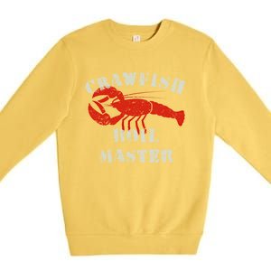 Crawfish Boil Crew Cajun Season Fishing Crawfish Boil Funny Gift Premium Crewneck Sweatshirt