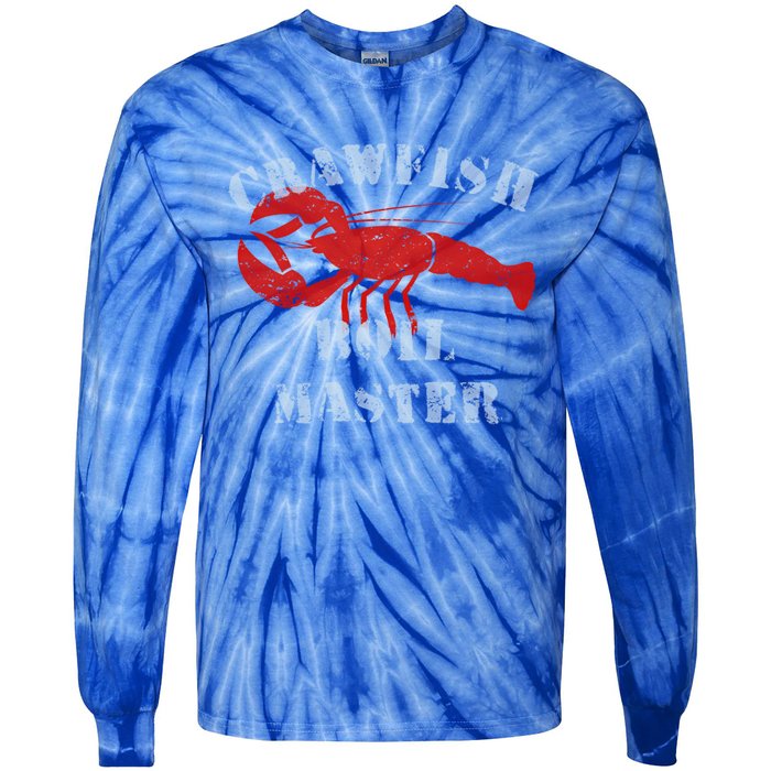 Crawfish Boil Crew Cajun Season Fishing Crawfish Boil Funny Gift Tie-Dye Long Sleeve Shirt