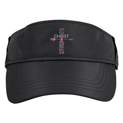 Christian Breast Cancer Cross Religious Bible Verse Adult Drive Performance Visor