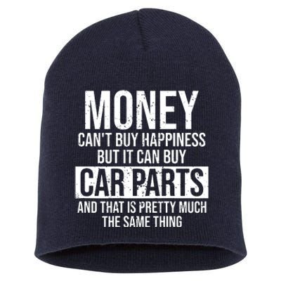 Can Buy Car Parts Funny Car Guy Car Lover Auto Mechanic Gift Short Acrylic Beanie