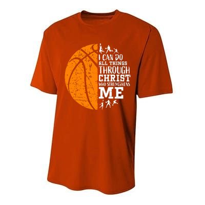 Christian Basketball Performance Sprint T-Shirt