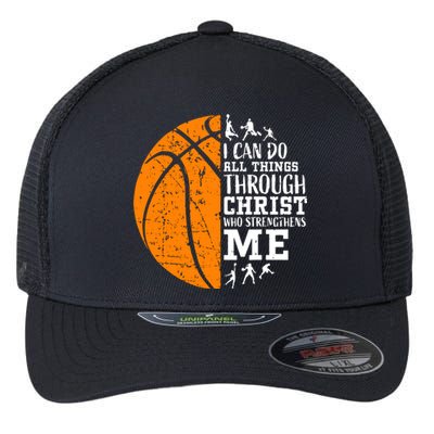 Christian Basketball Flexfit Unipanel Trucker Cap