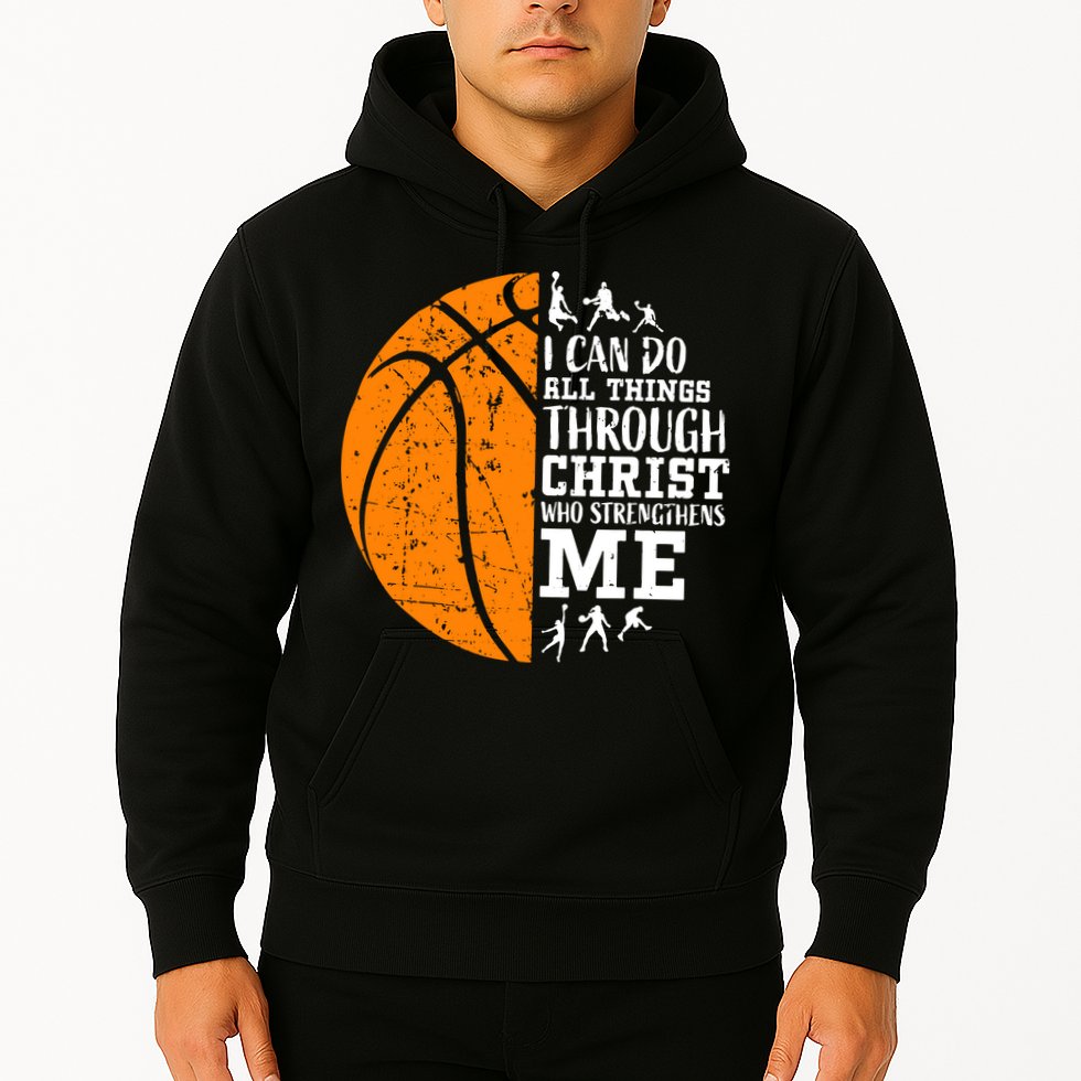 Christian Basketball Hoodie