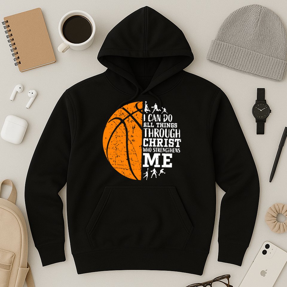 Christian Basketball Hoodie