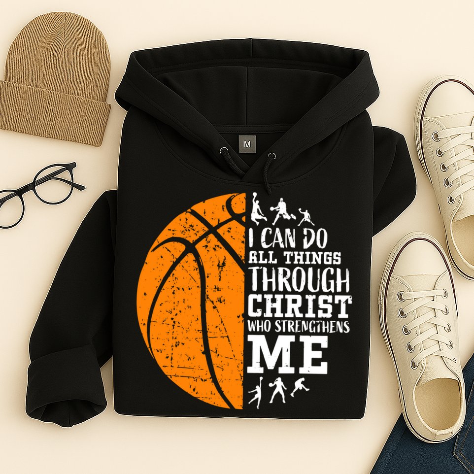 Christian Basketball Hoodie