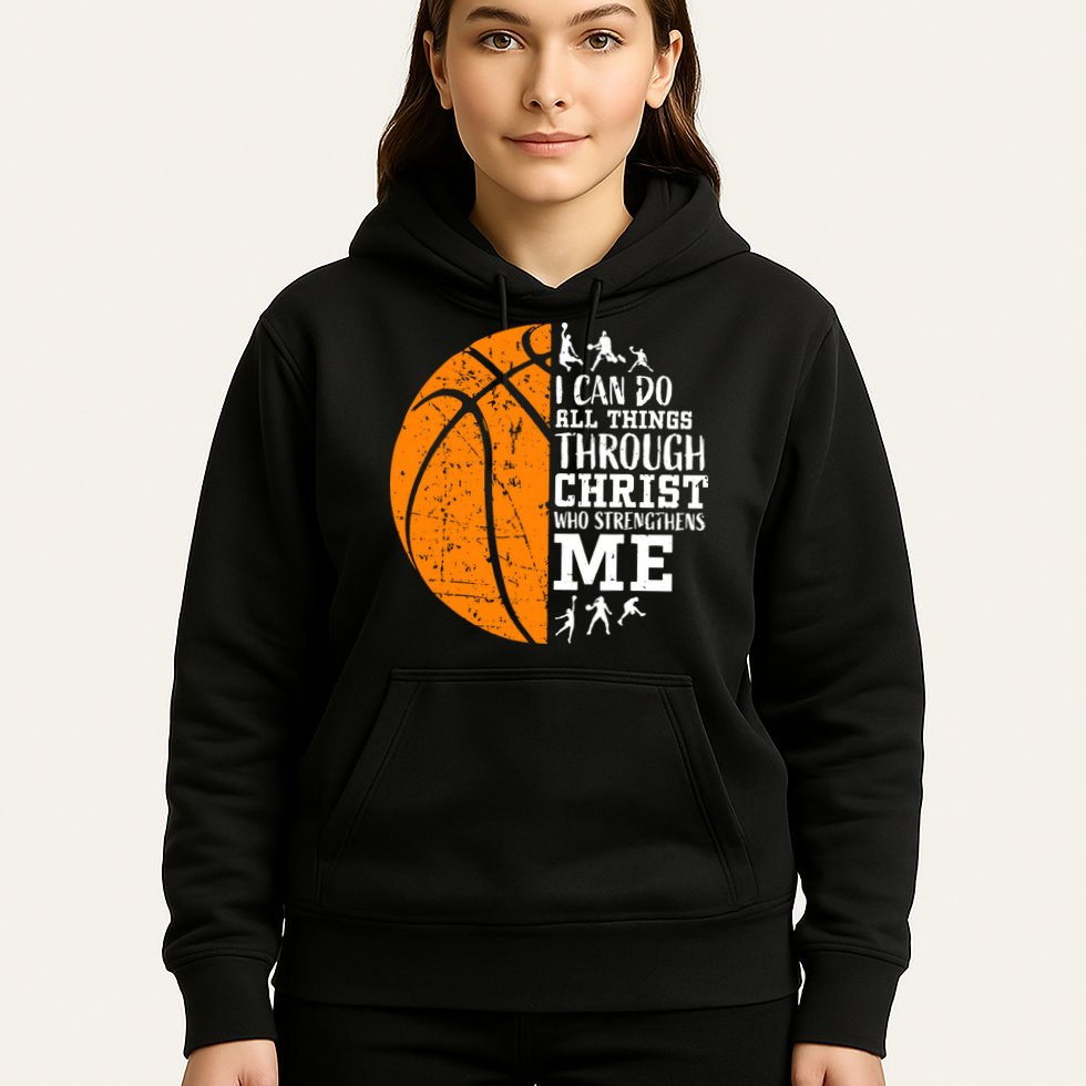 Christian Basketball Hoodie
