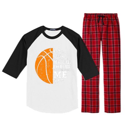 Christian Basketball Raglan Sleeve Pajama Set