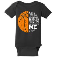 Christian Basketball Baby Bodysuit