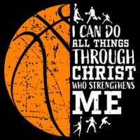 Christian Basketball Baby Bodysuit